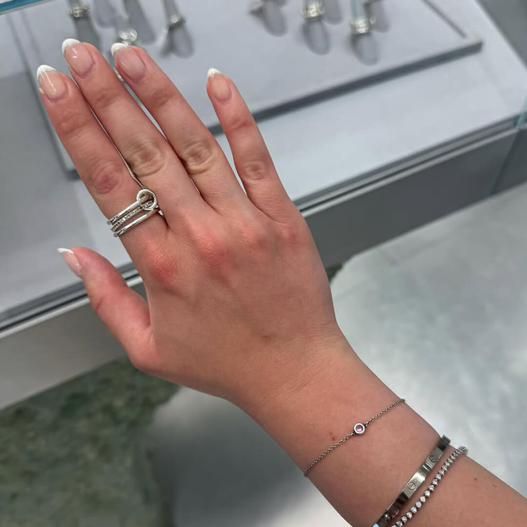 Amélie Klassischer Dreifach-Stapelring