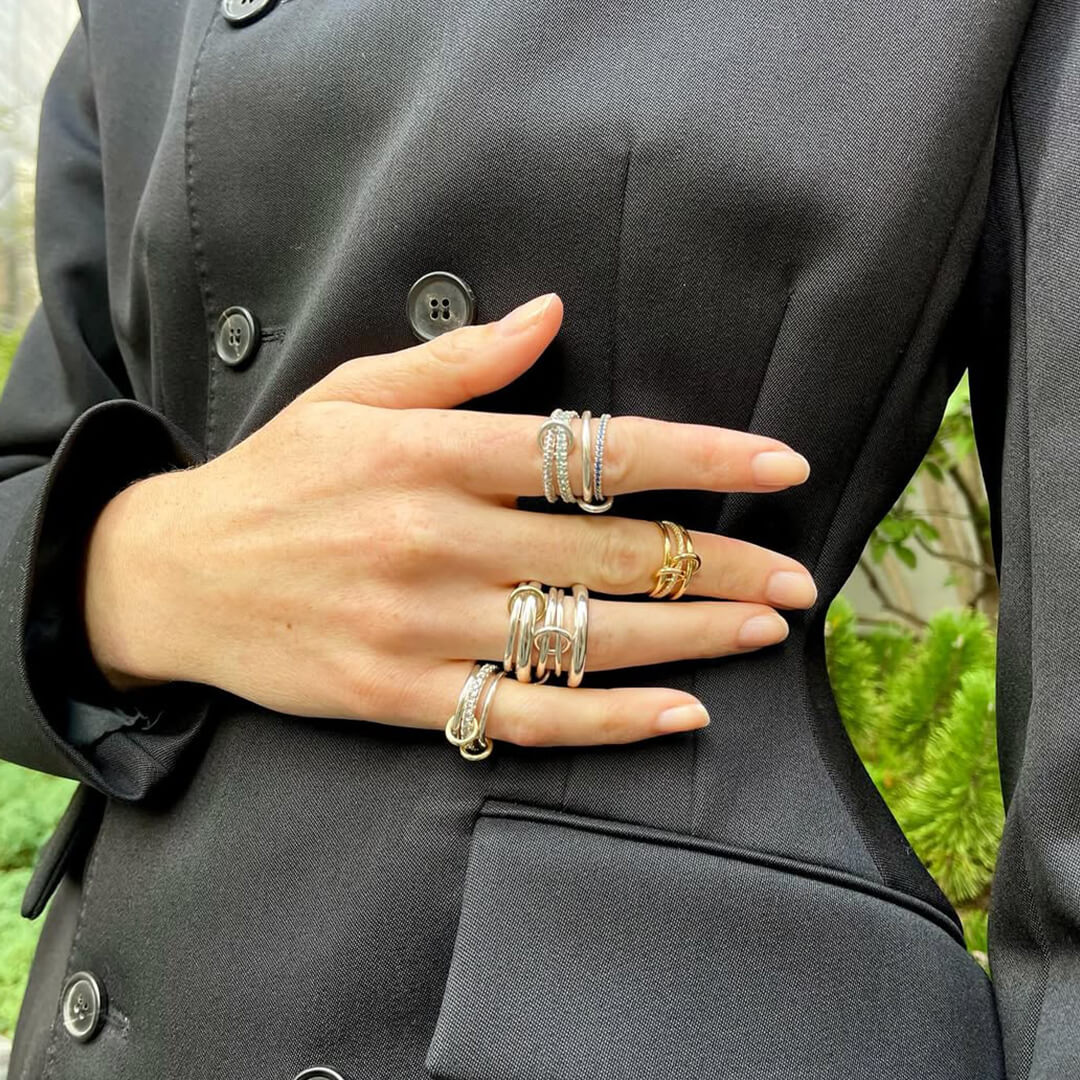 Amélie Klassischer Dreifach-Stapelring