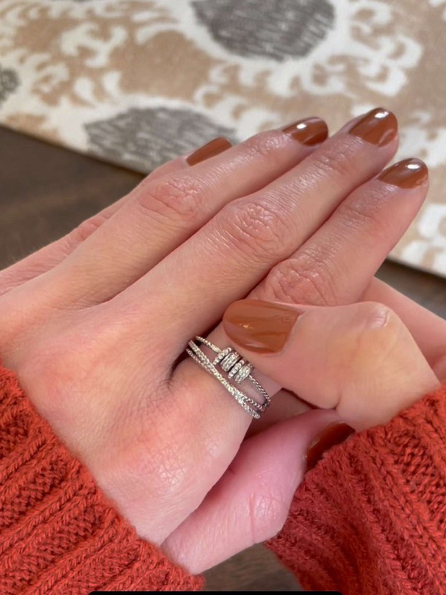 Bague tournante d'anxiété Celeste