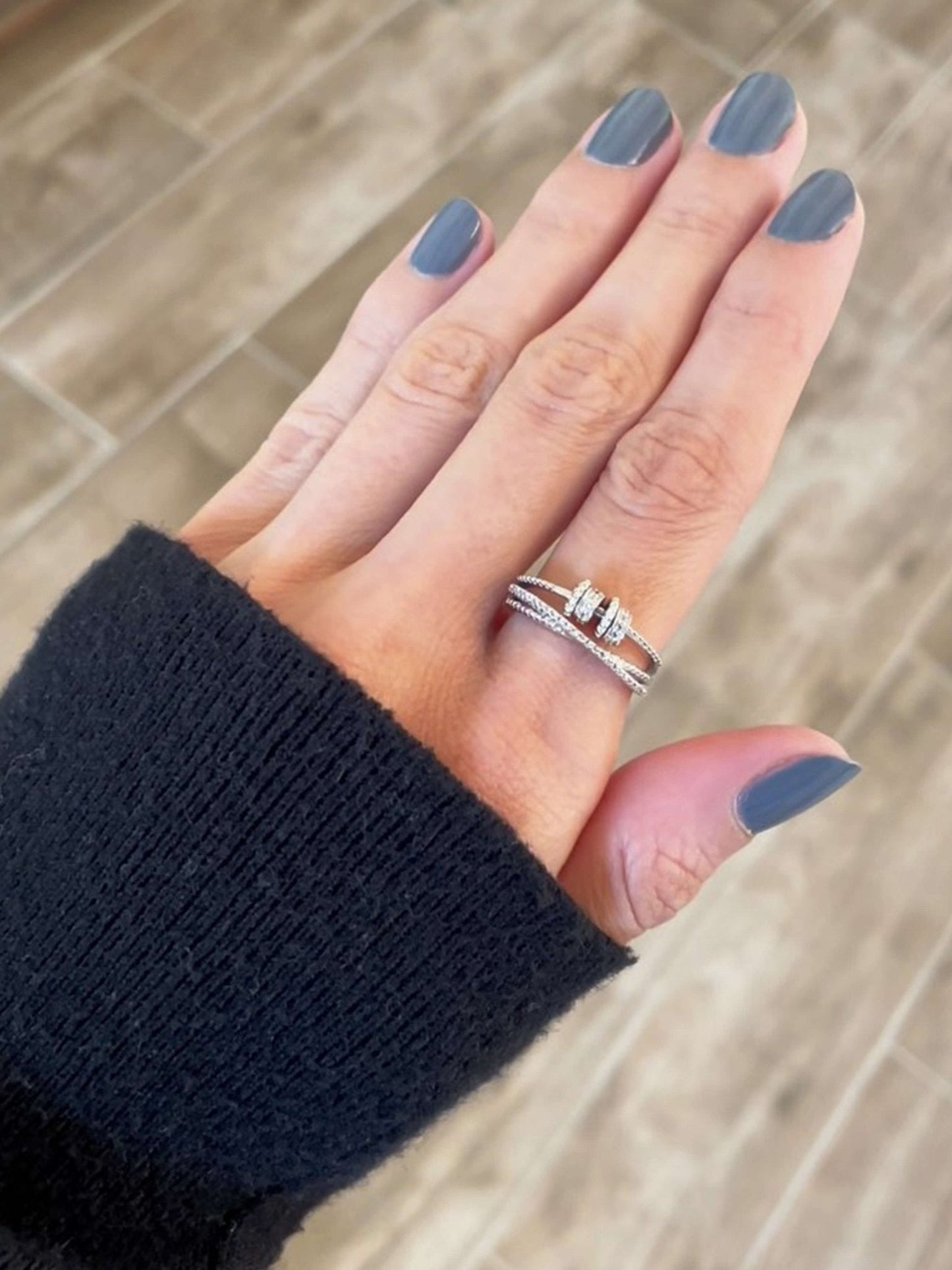 Bague tournante d'anxiété Celeste