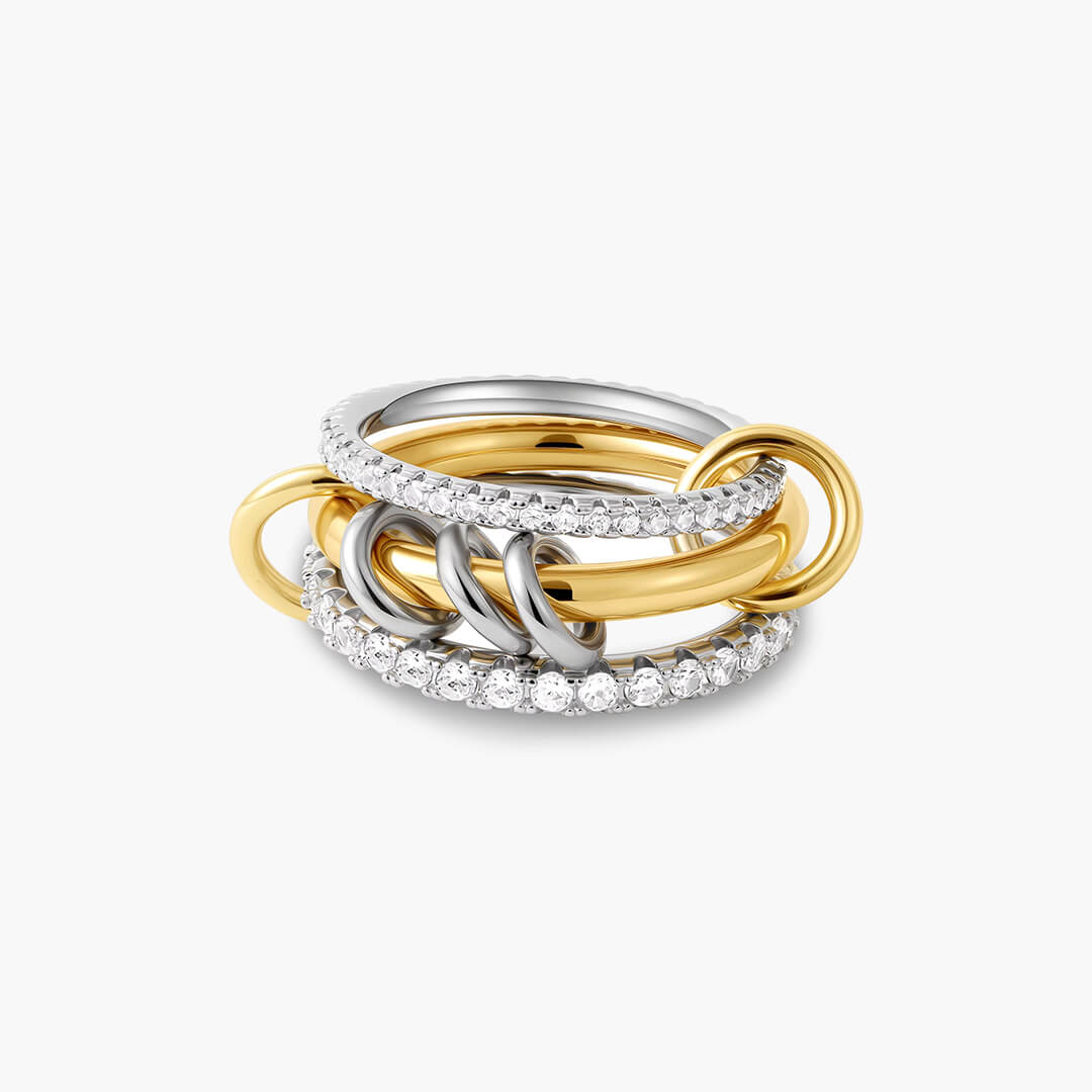 Lumi Zirkonia Sparkle Stapelring