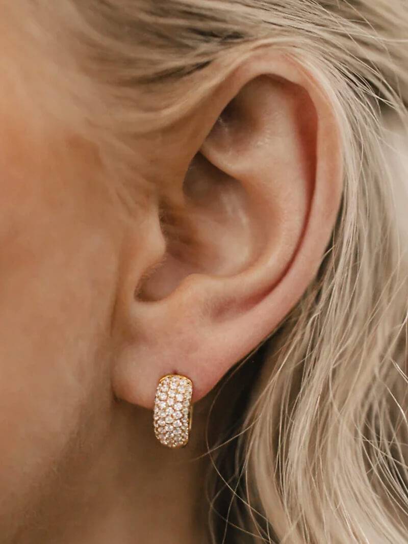 Ensemble de boucles d'oreilles étincelantes Margot