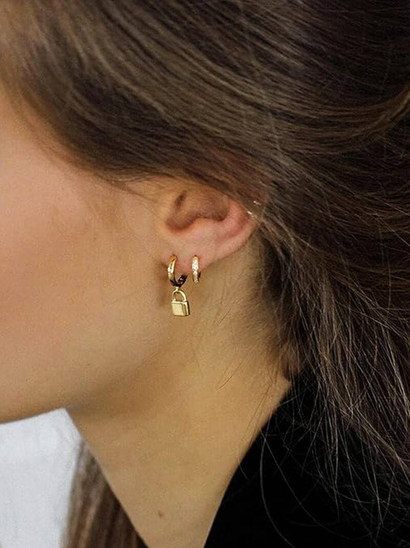 Ensemble de boucles d'oreilles étincelantes Margot