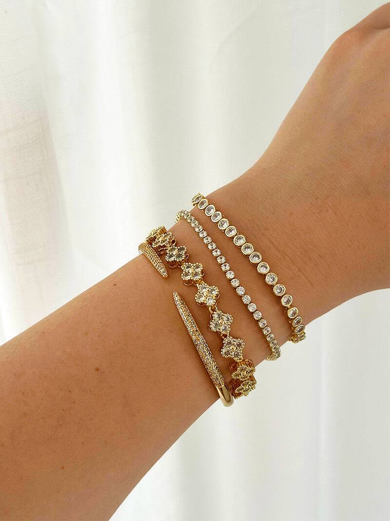 Serenity Edelstein-Manschettenarmband