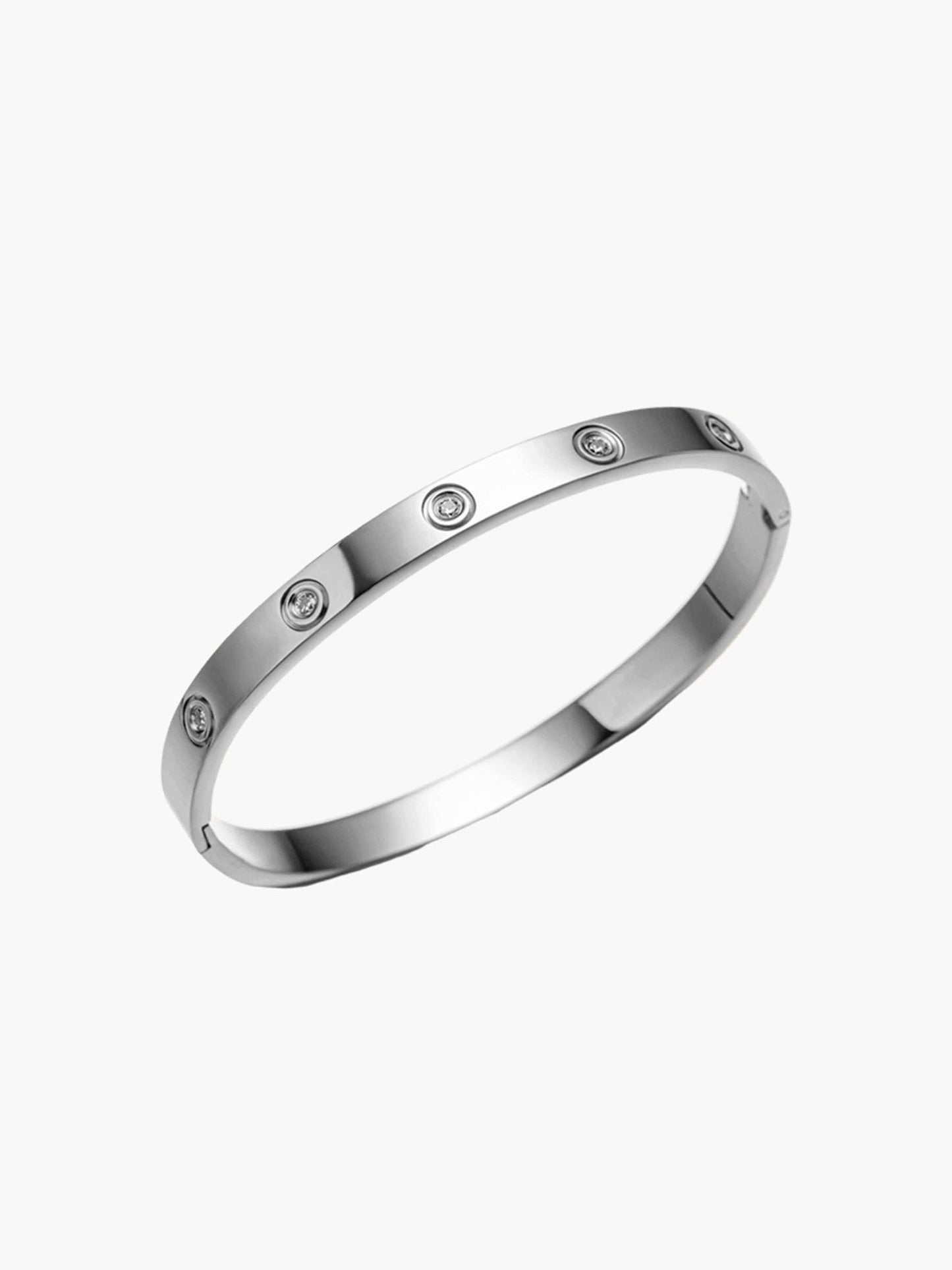 Eleganter Armreif mit Zirkonia-Akzent