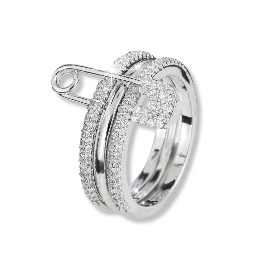 Monica |Safety Pin Ring