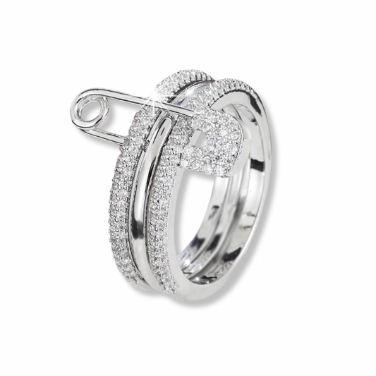 Monica |Safety Pin Ring