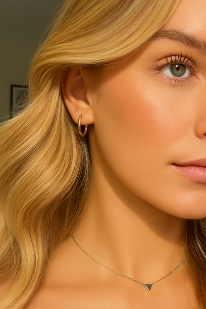 Salina Classic Hoop Earrings Set