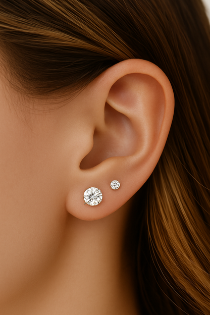 Nayla Zirconia Mini Stud Earrings