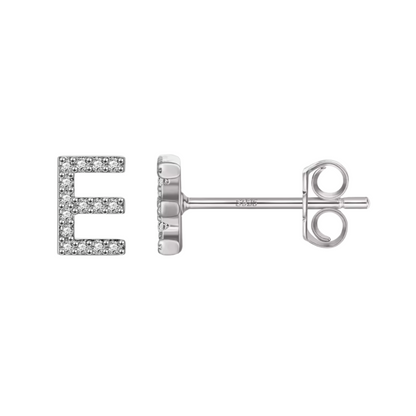 Initial Earring | Silver