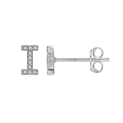 Initial Earring | Silver