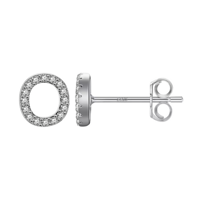 Initial Earring | Silver