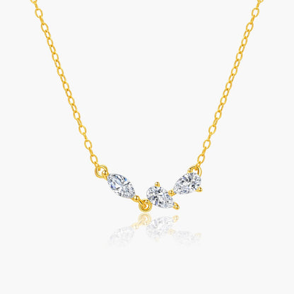 Diane Multi-Cut Zirconia Necklace