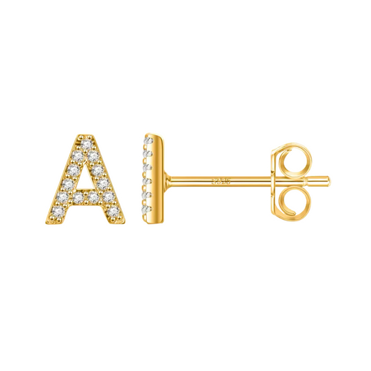 Initial Earring | Gold