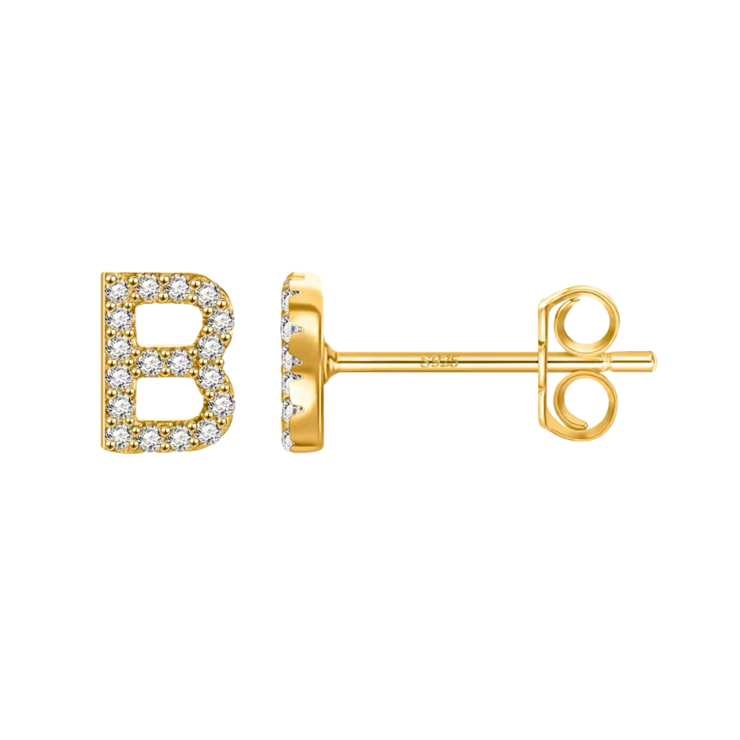 Initial Earring | Gold