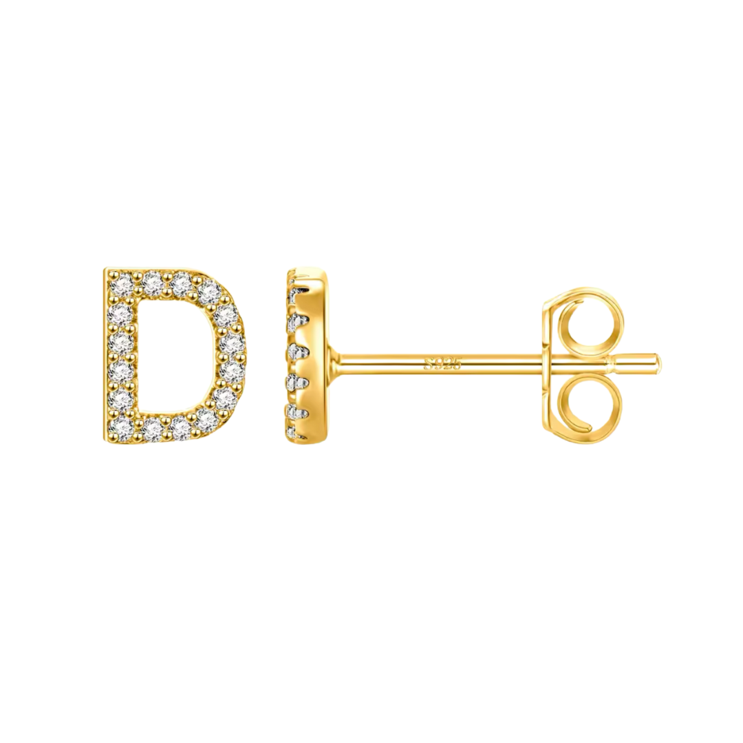 Initial Earring | Gold