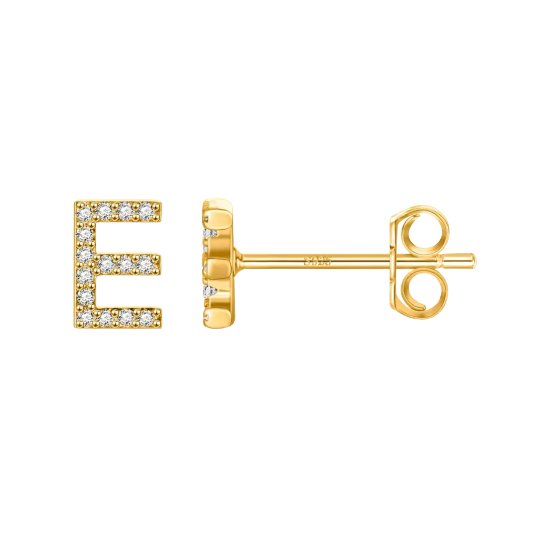 Initial Earring | Gold