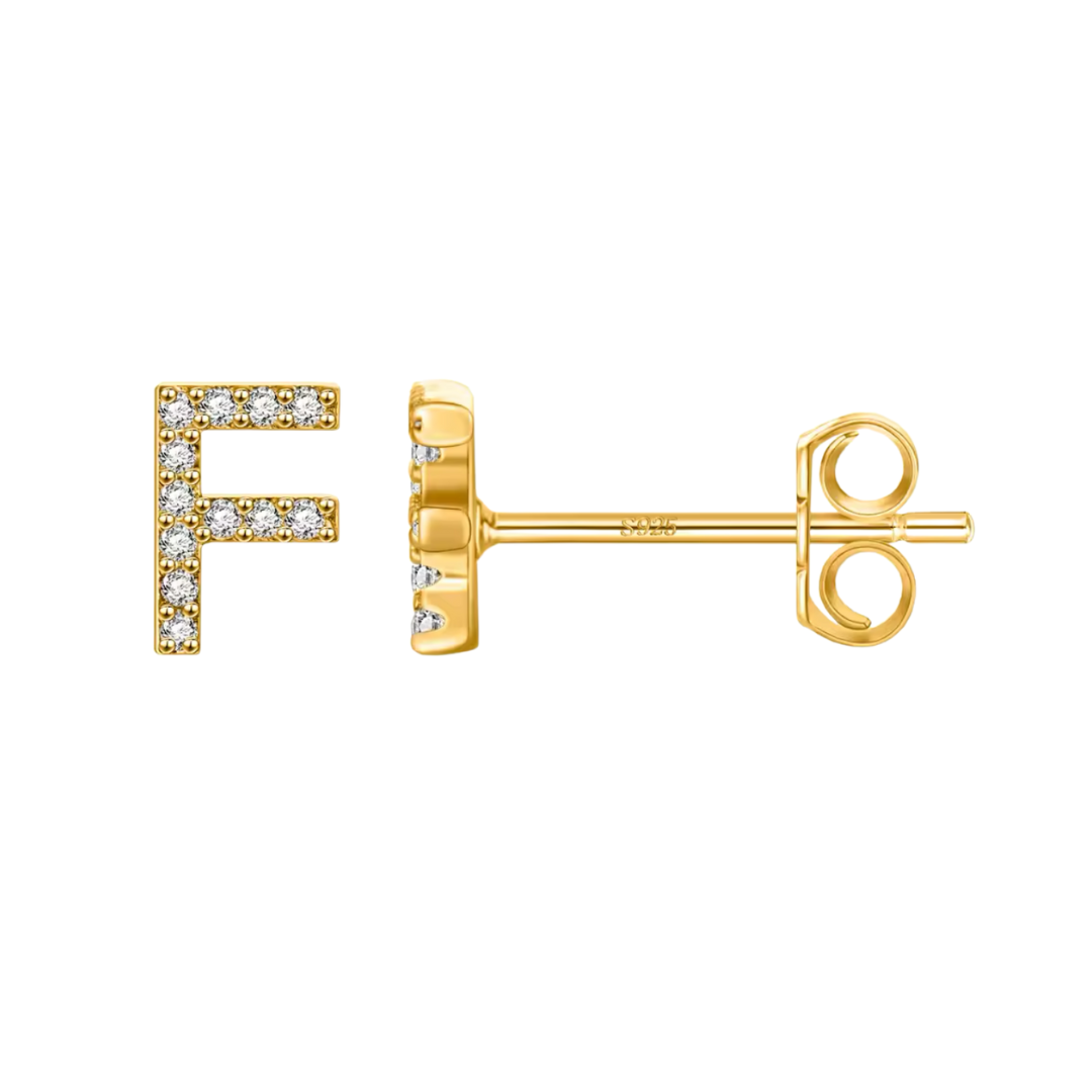Initial Earring | Gold