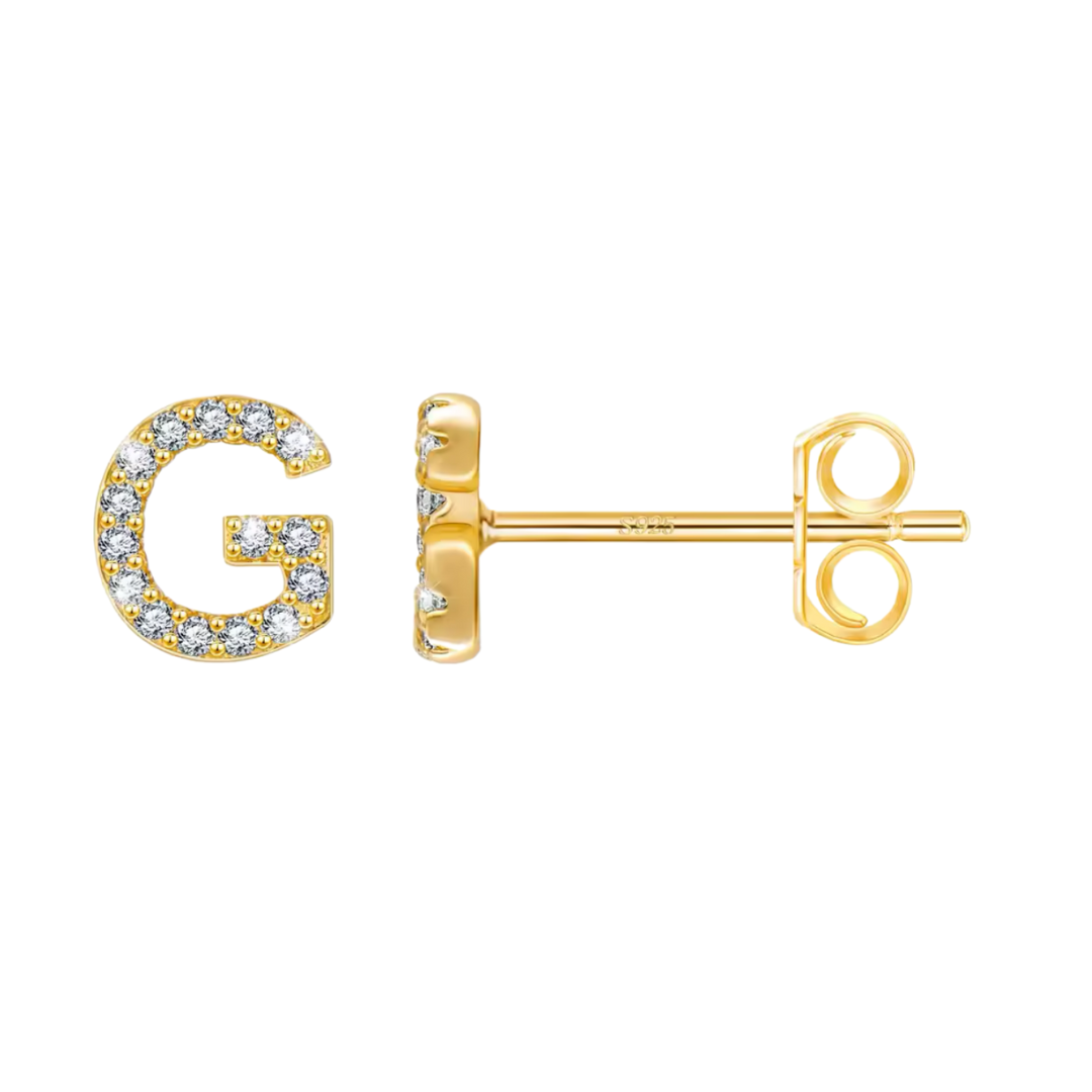 Initial Earring | Gold