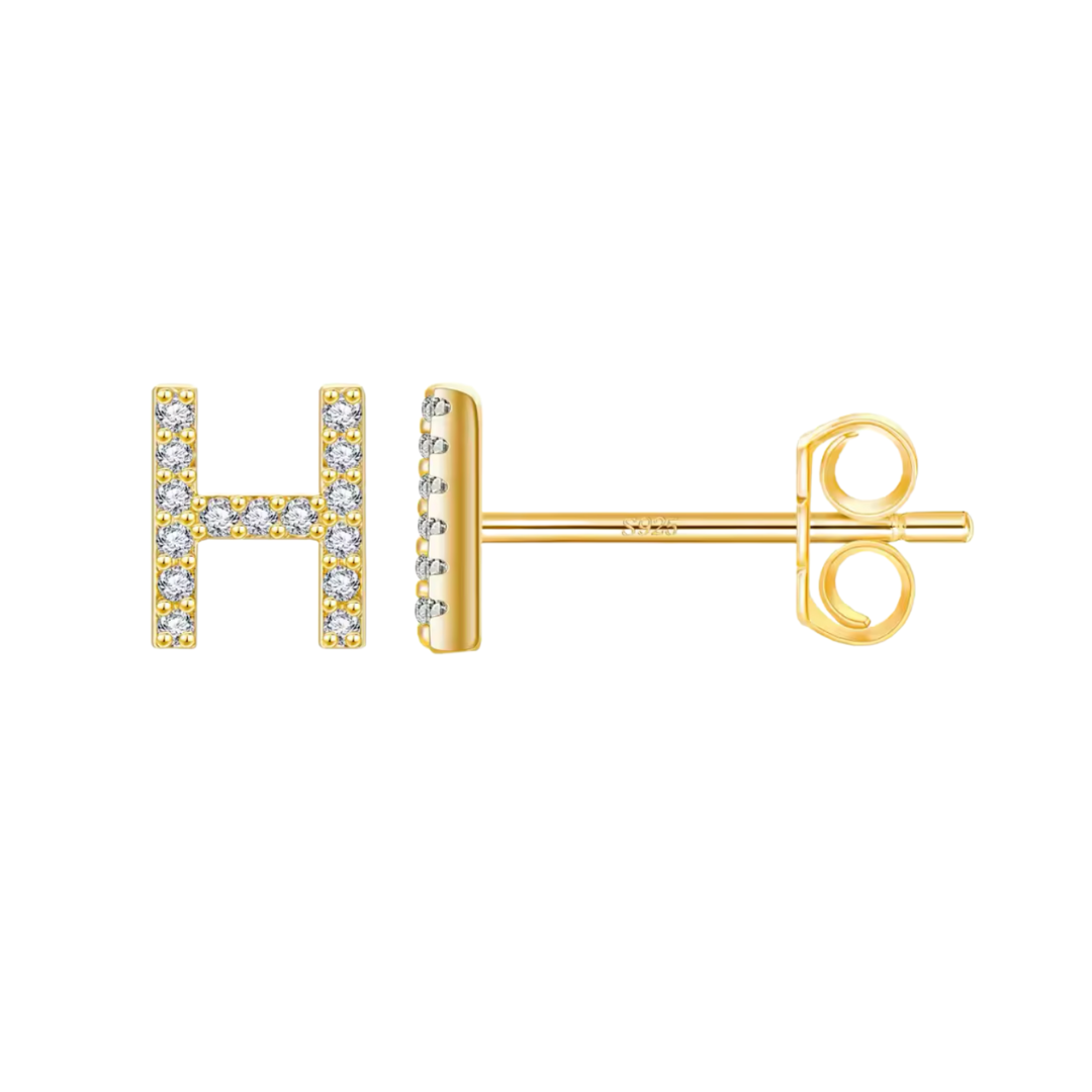 Initial Earring | Gold
