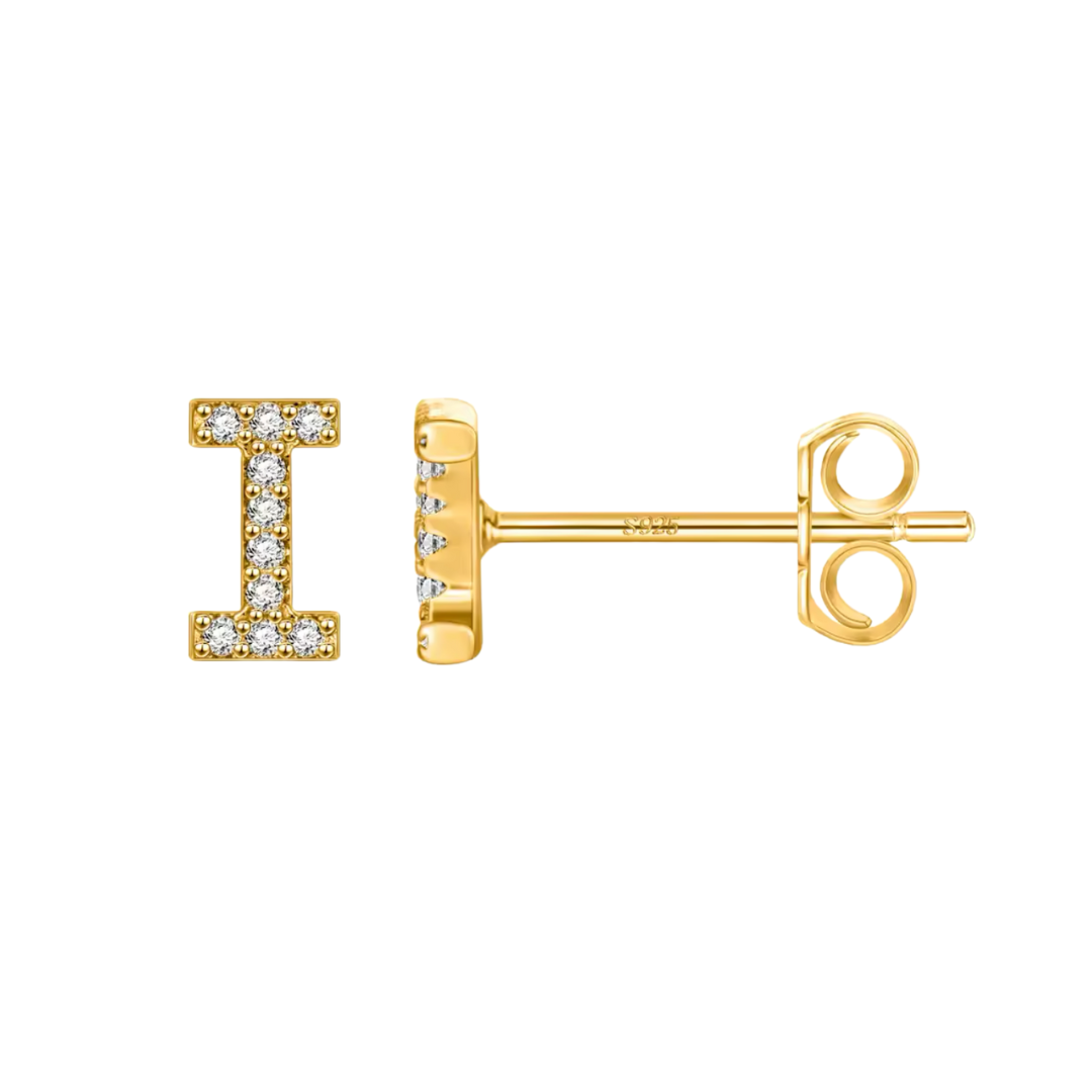 Initial Earring | Gold