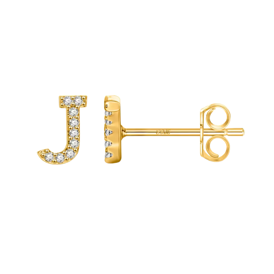 Initial Earring | Gold
