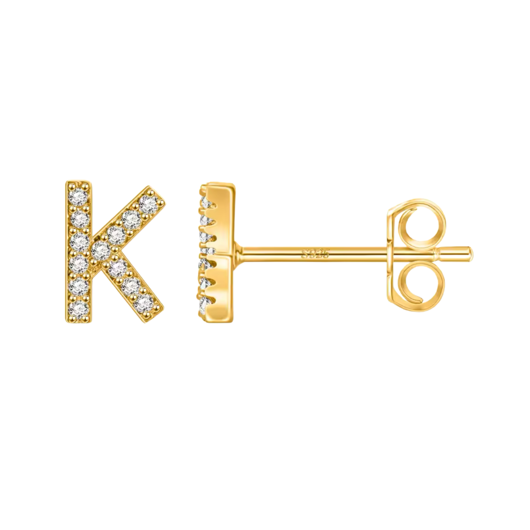 Initial Earring | Gold