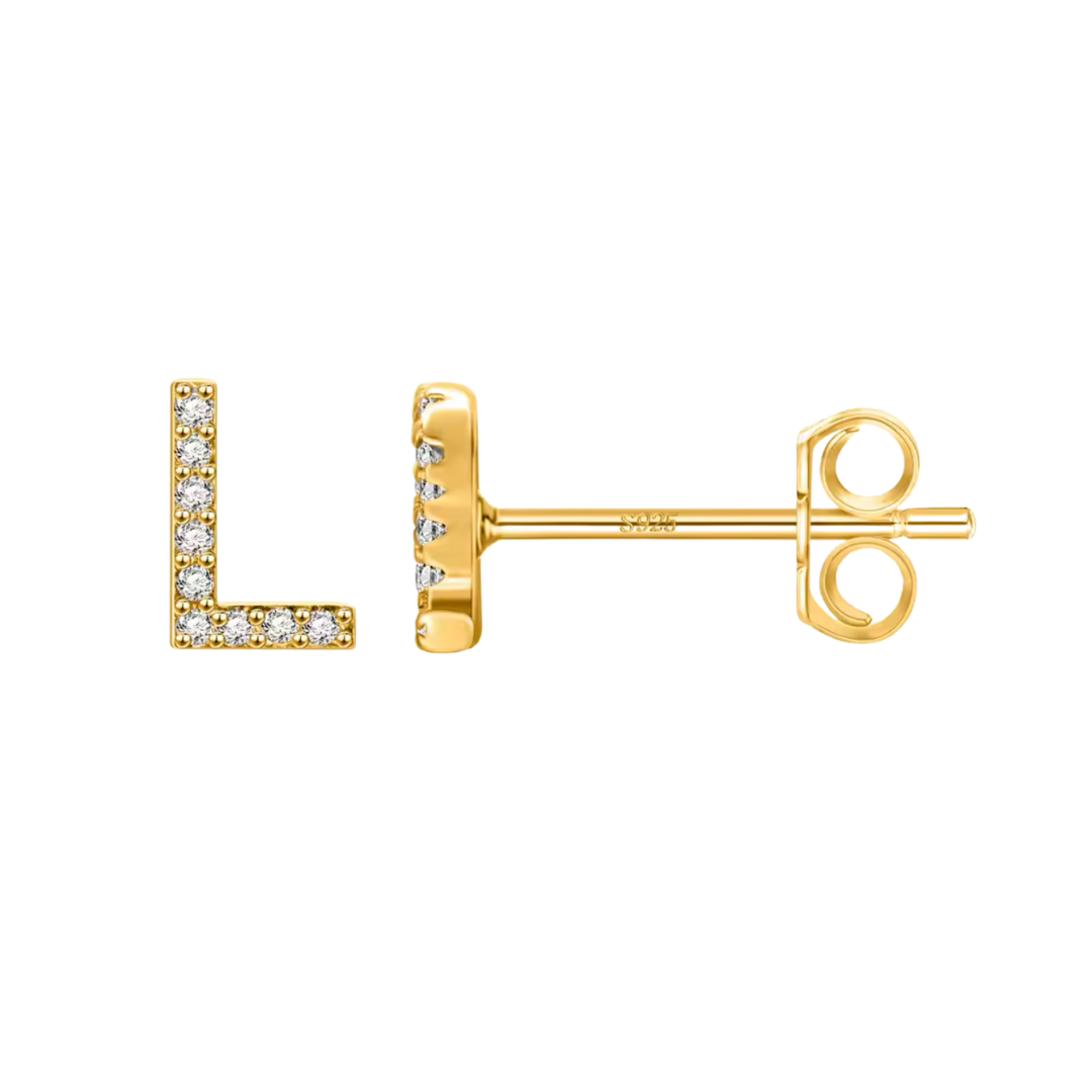 Initial Earring | Gold