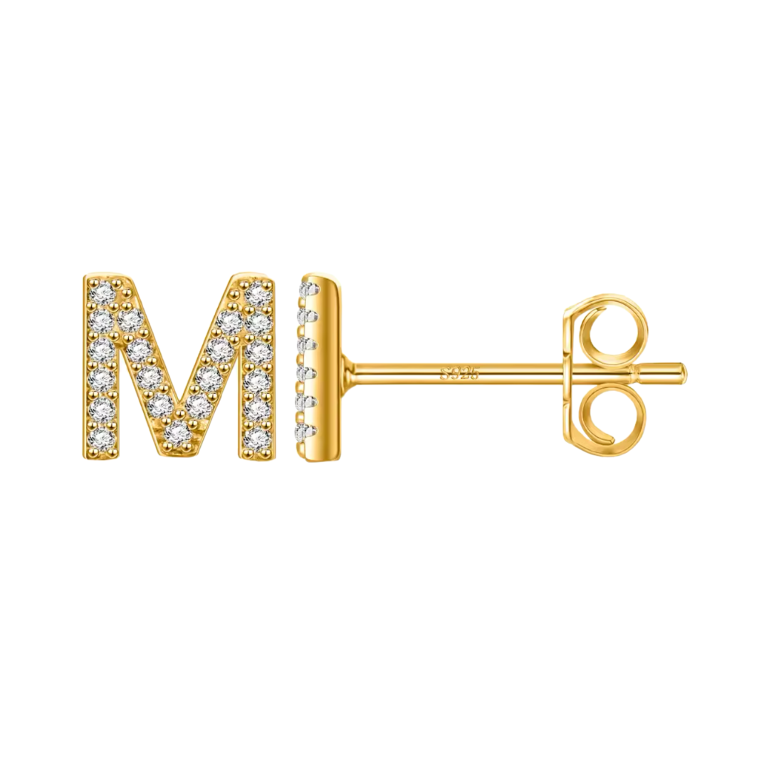 Initial Earring | Gold