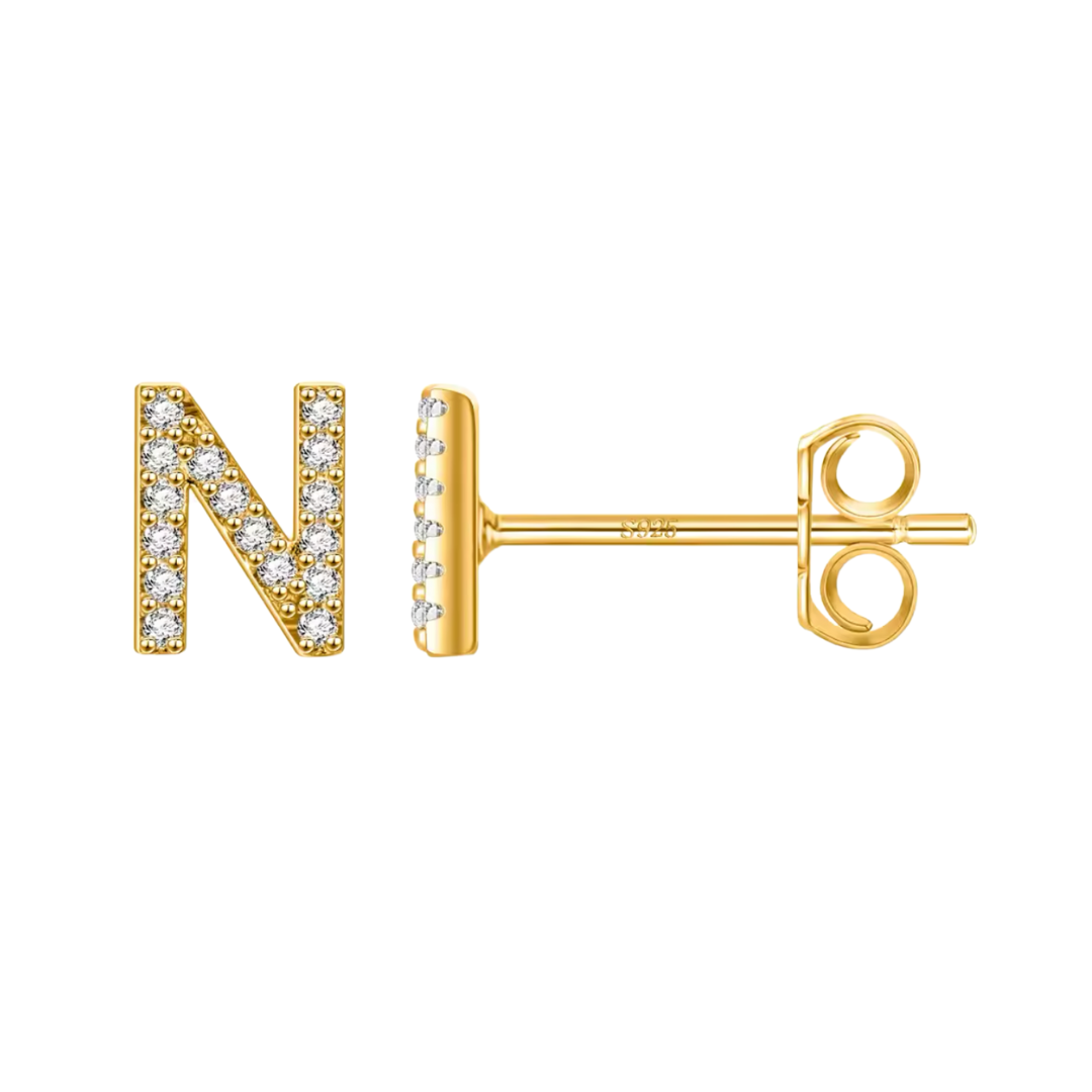 Initial Earring | Gold