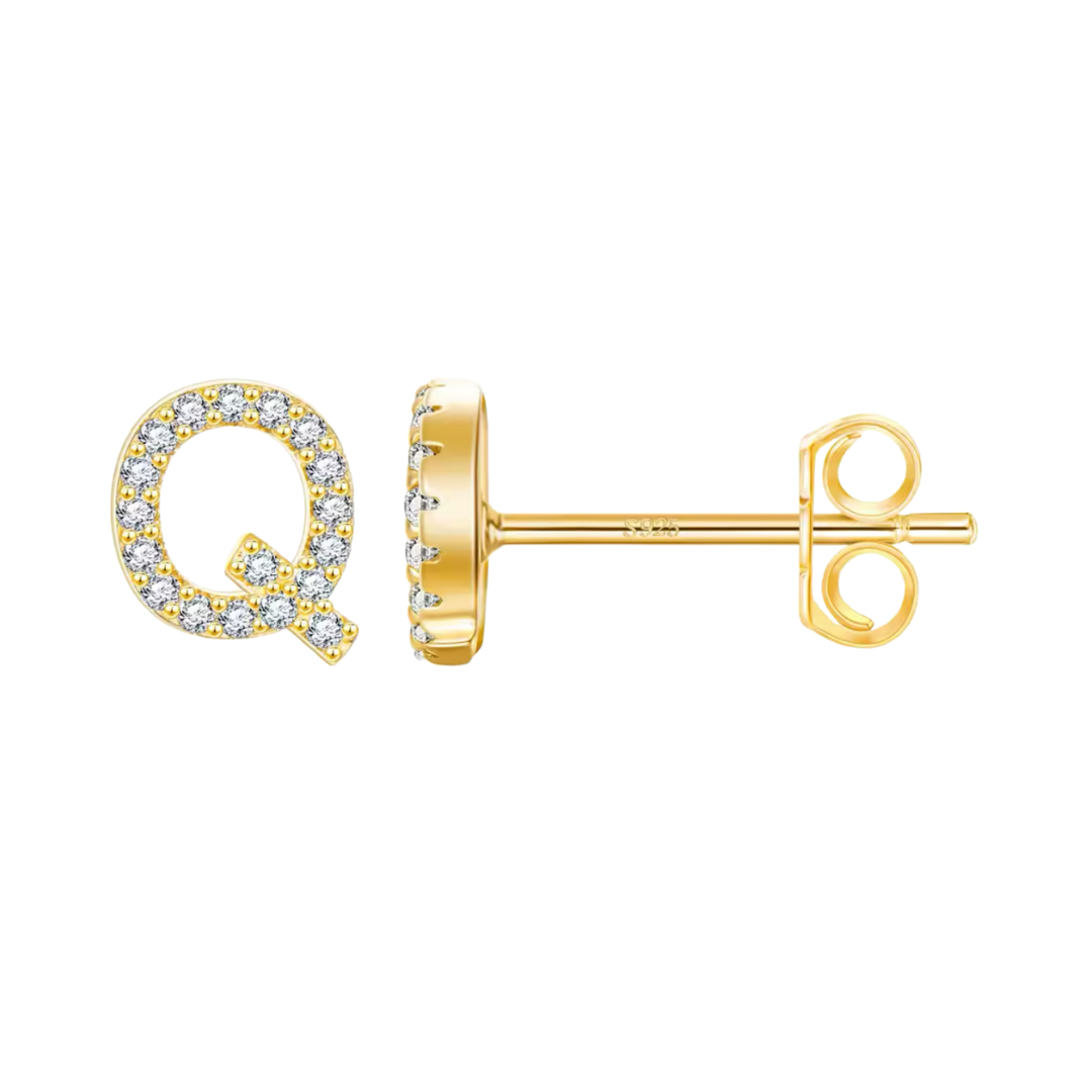 Initial Earring | Gold