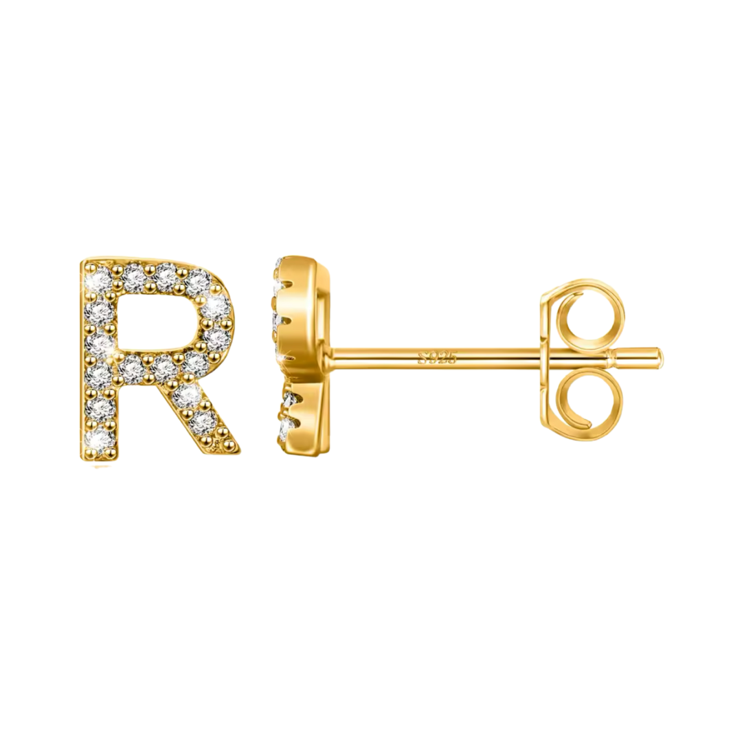 Initial Earring | Gold