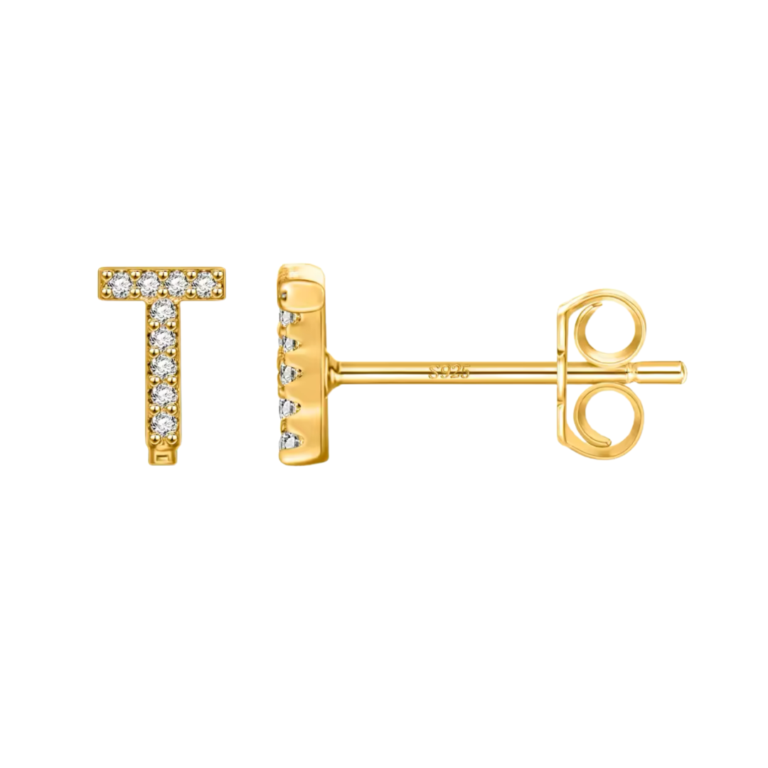 Initial Earring | Gold