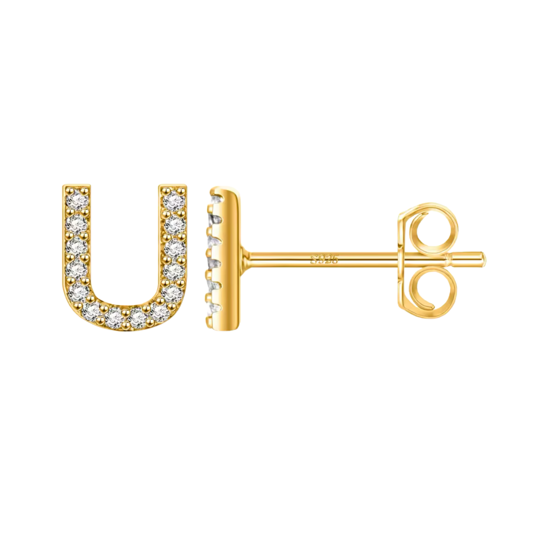 Initial Earring | Gold