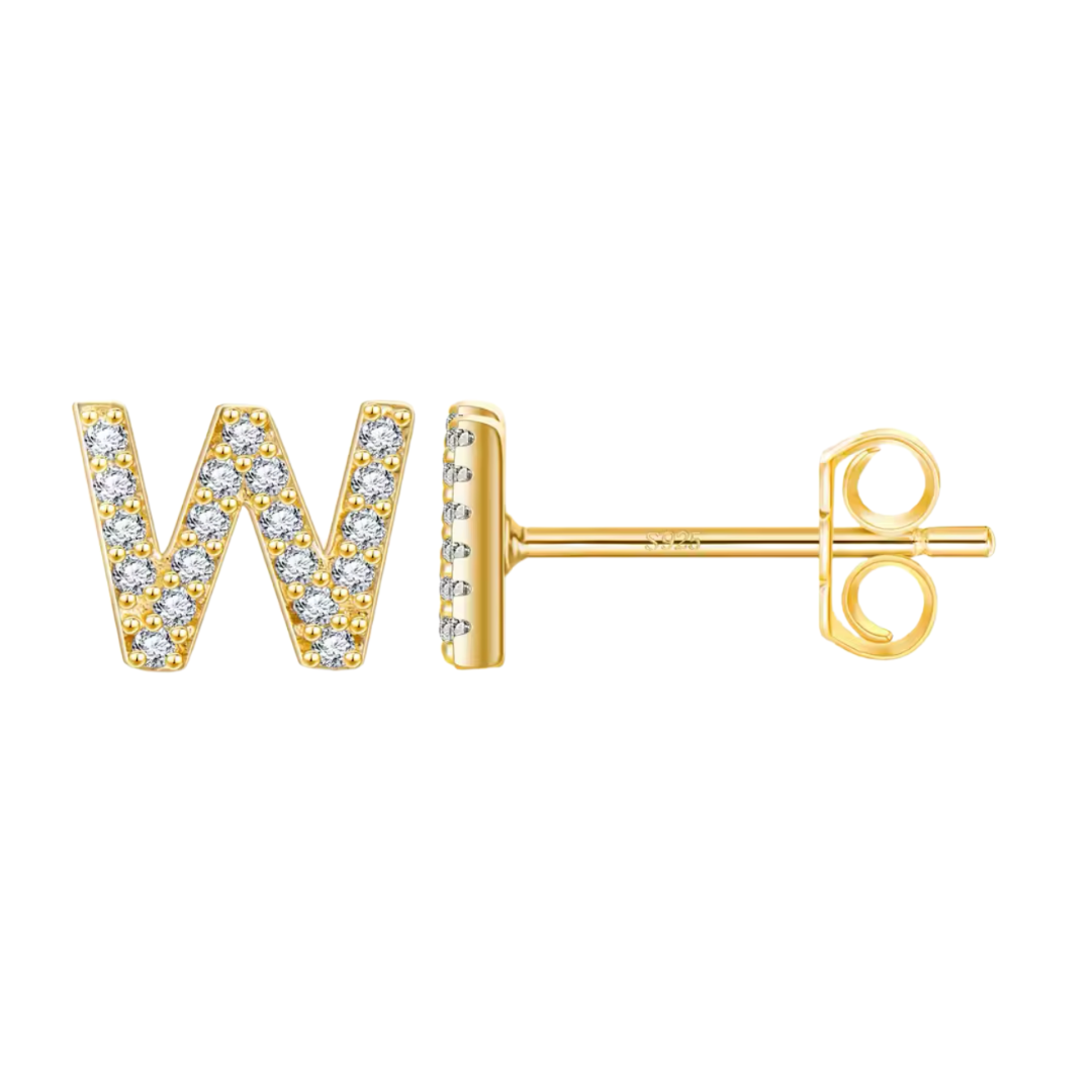 Initial Earring | Gold