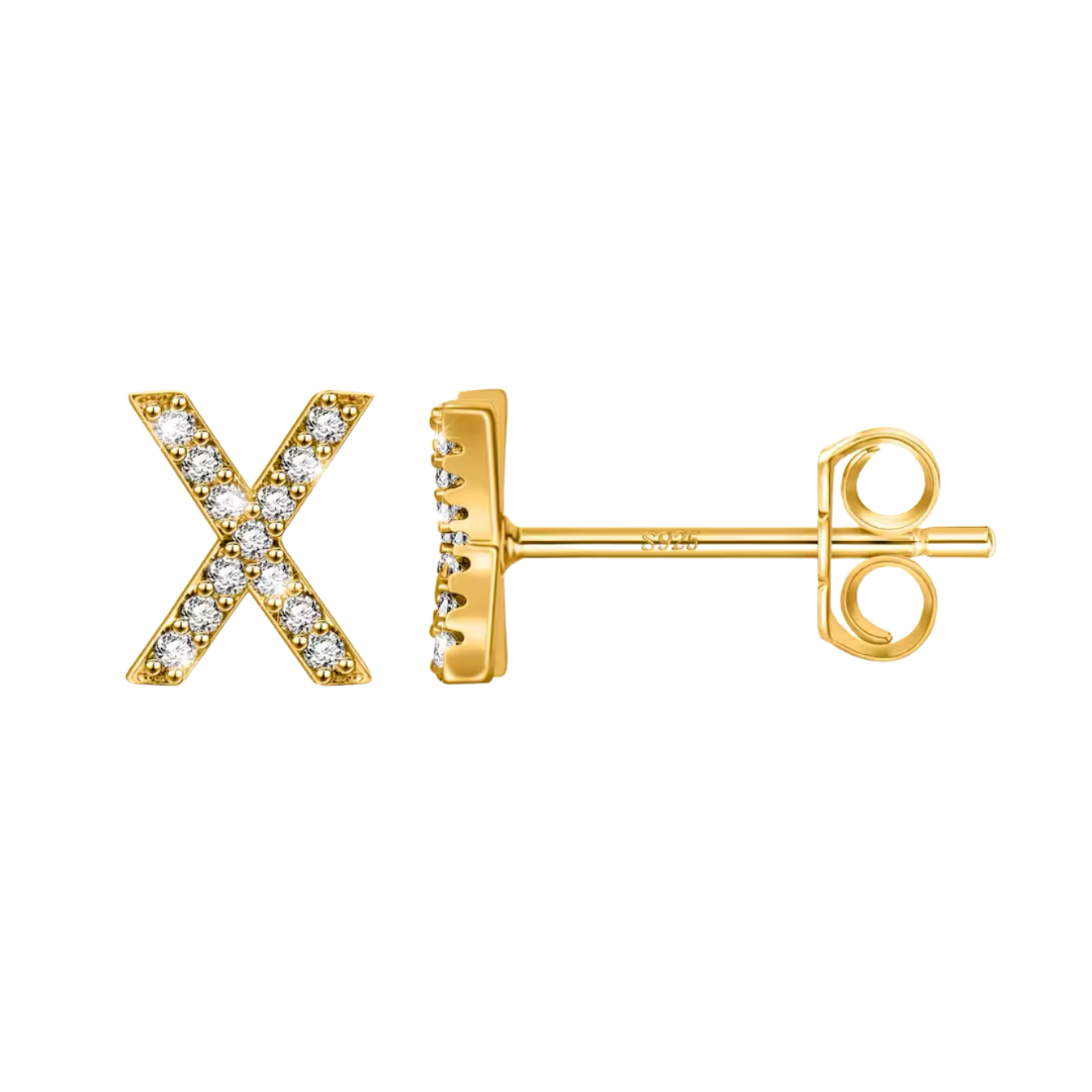 Initial Earring | Gold