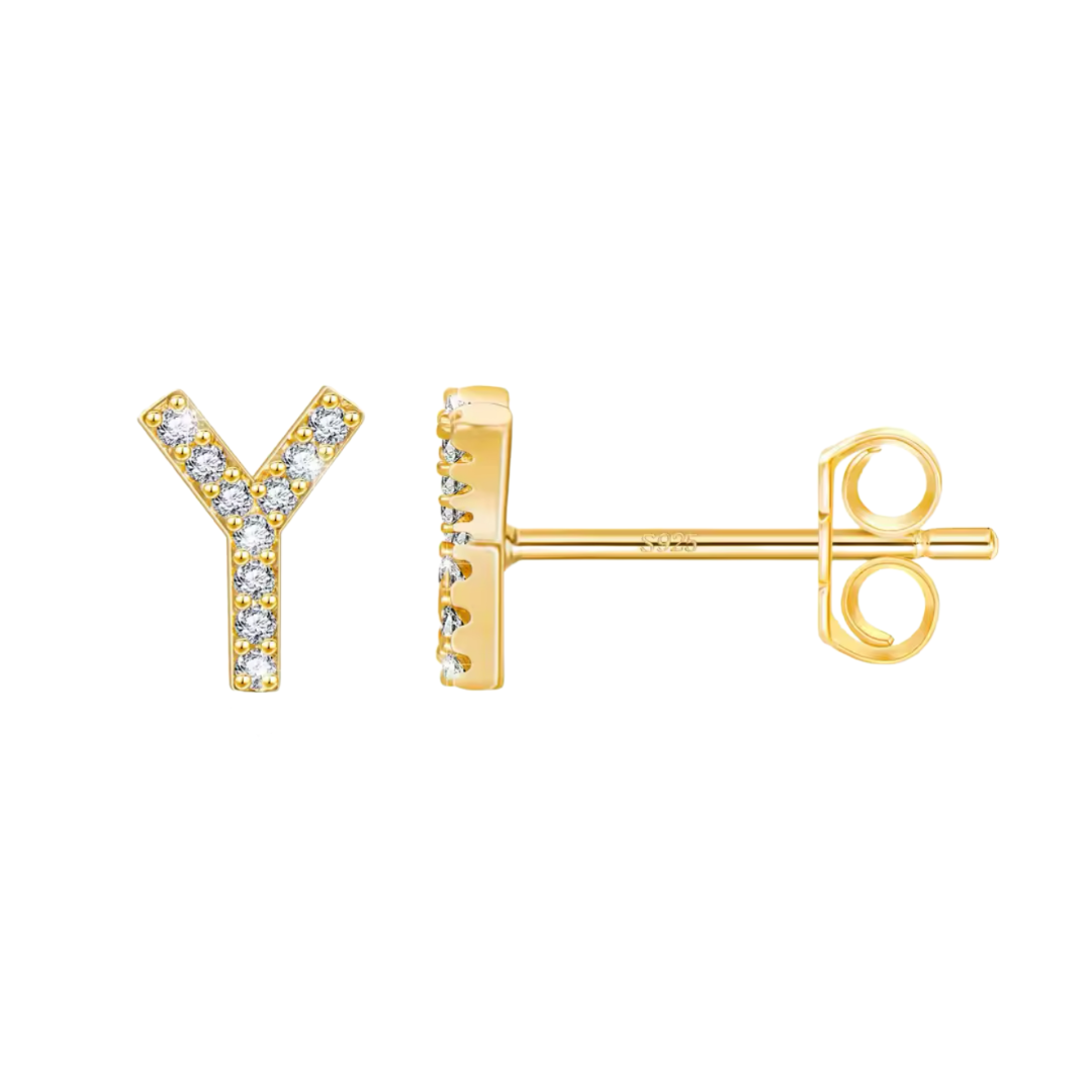 Initial Earring | Gold