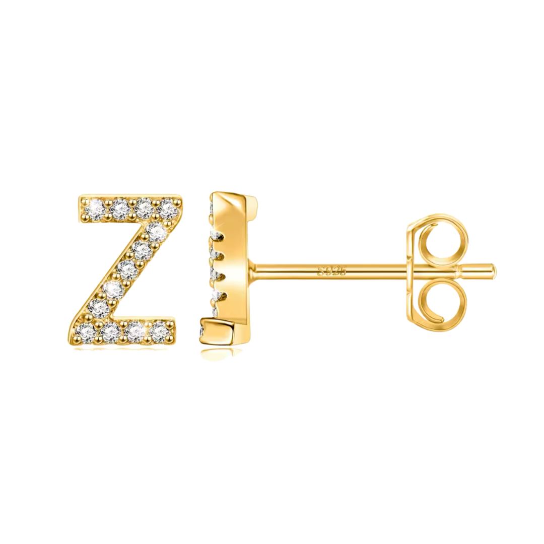 Initial Earring | Gold