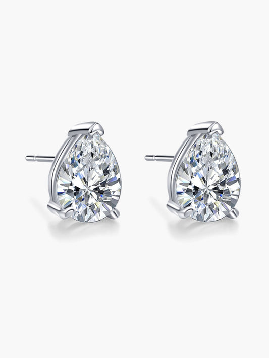 Kathy Pear Cut Zirconia Stud Earrings