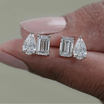 Elena Pear Zirconia Earrings