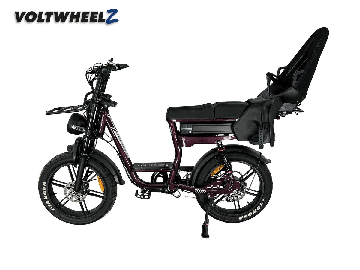 V20 Comfort Family Bike met achterzitje
