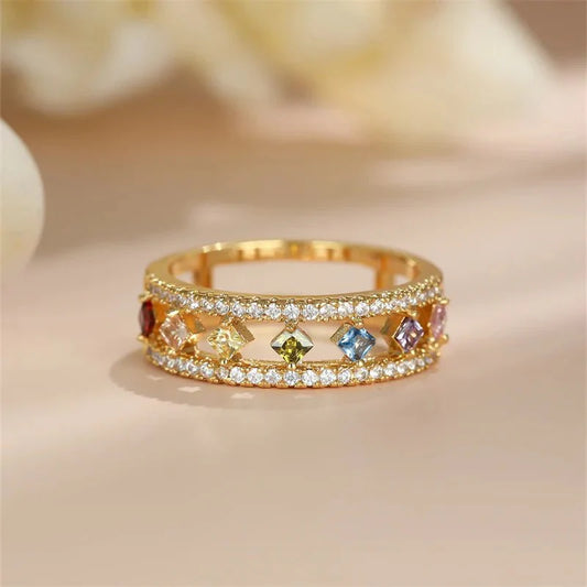 Emily Rainbow Ring