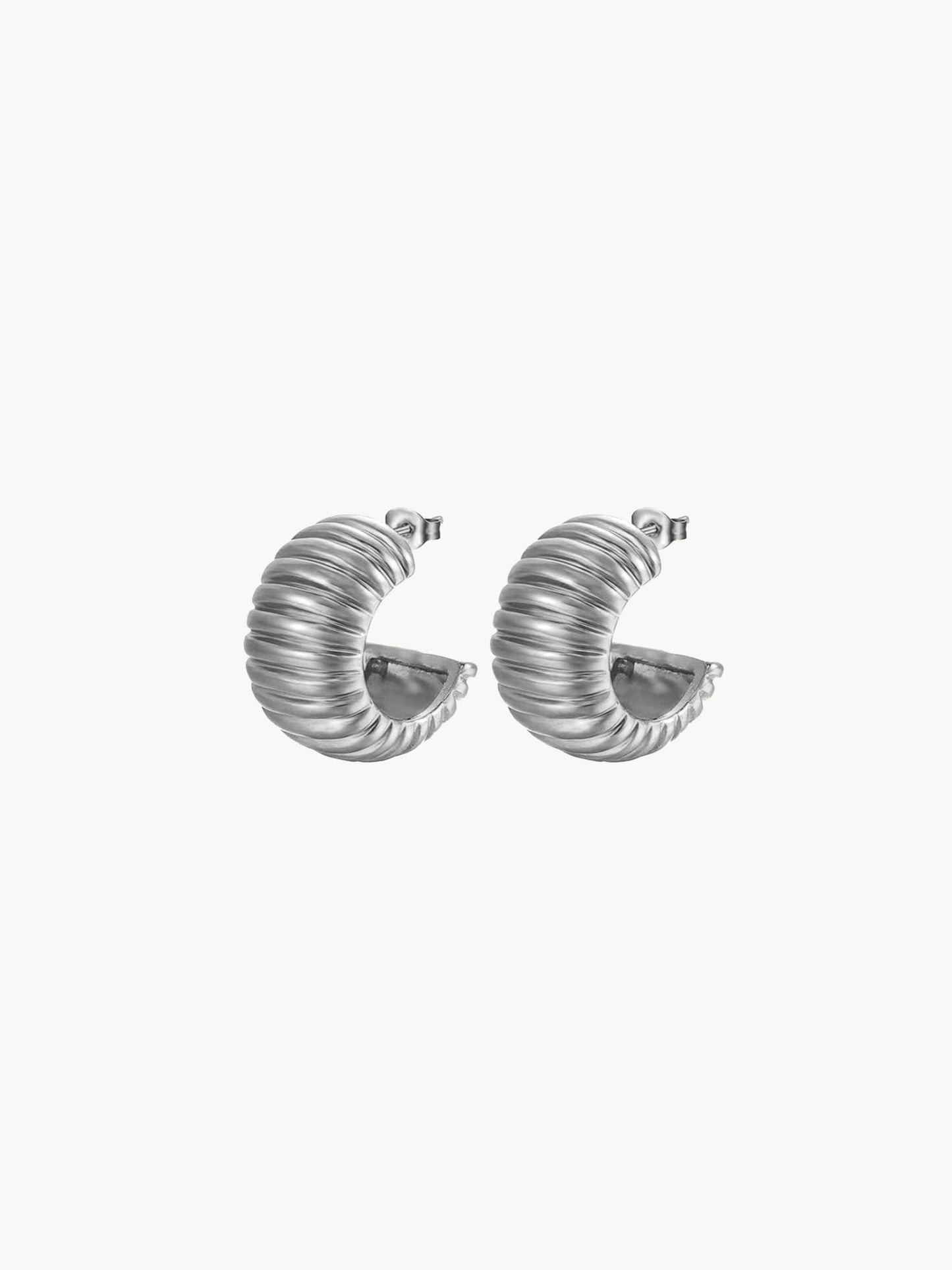 Boucles d'oreilles créoles épaisses Jaime