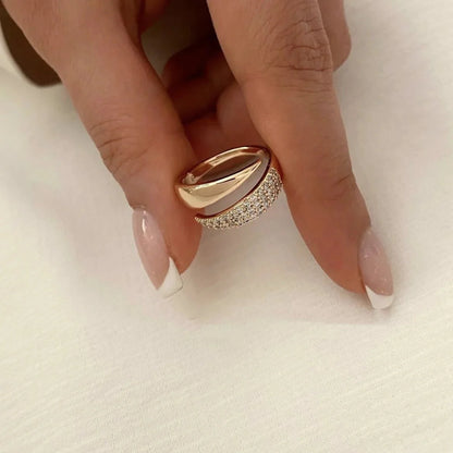 Jessica Pave Zirconia Ring