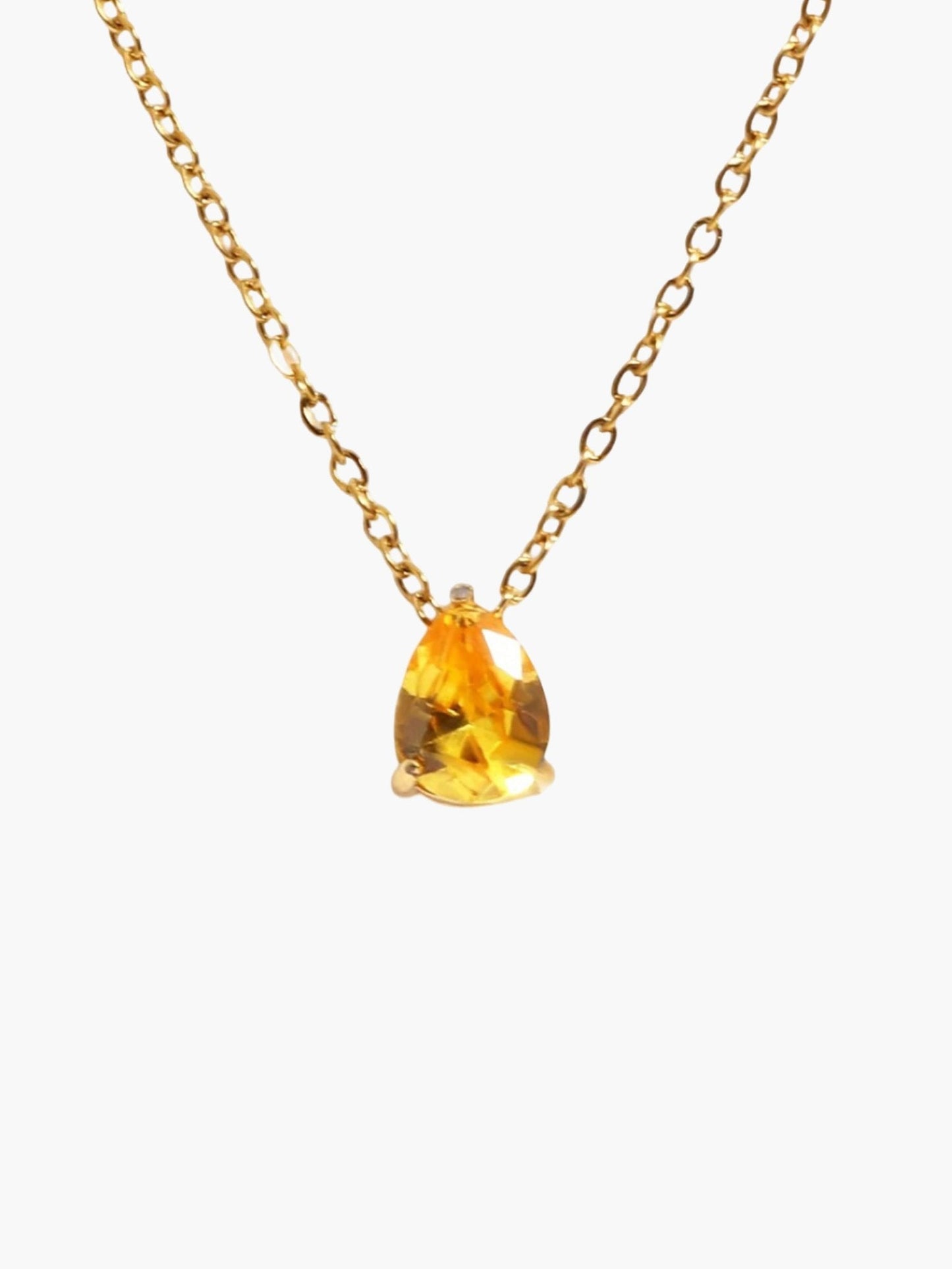Lilith Teardrop Birthstone Necklace