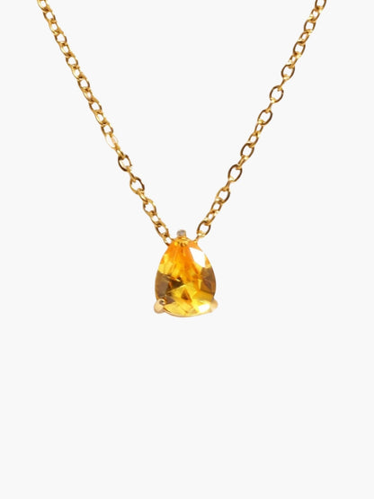 Lilith Teardrop Birthstone Necklace
