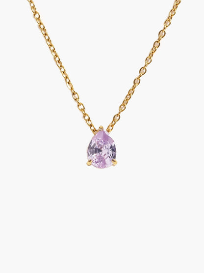 Lilith Teardrop Birthstone Necklace