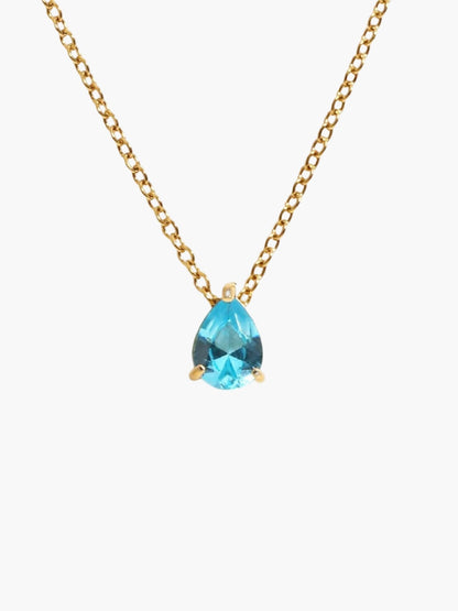 Lilith Teardrop Birthstone Necklace