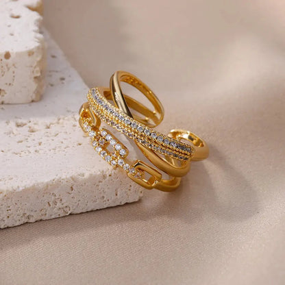 Rachel Adjustable Twist Ring