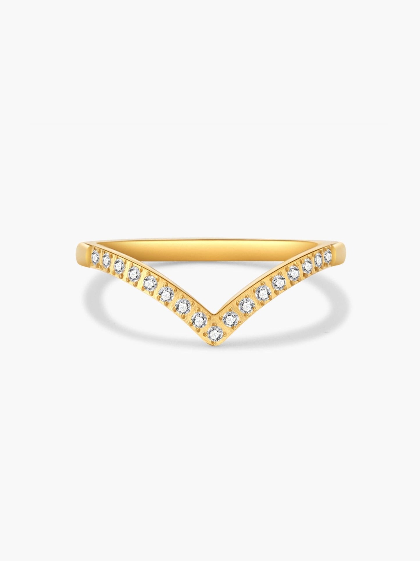 Bague Zariah en strass taille V